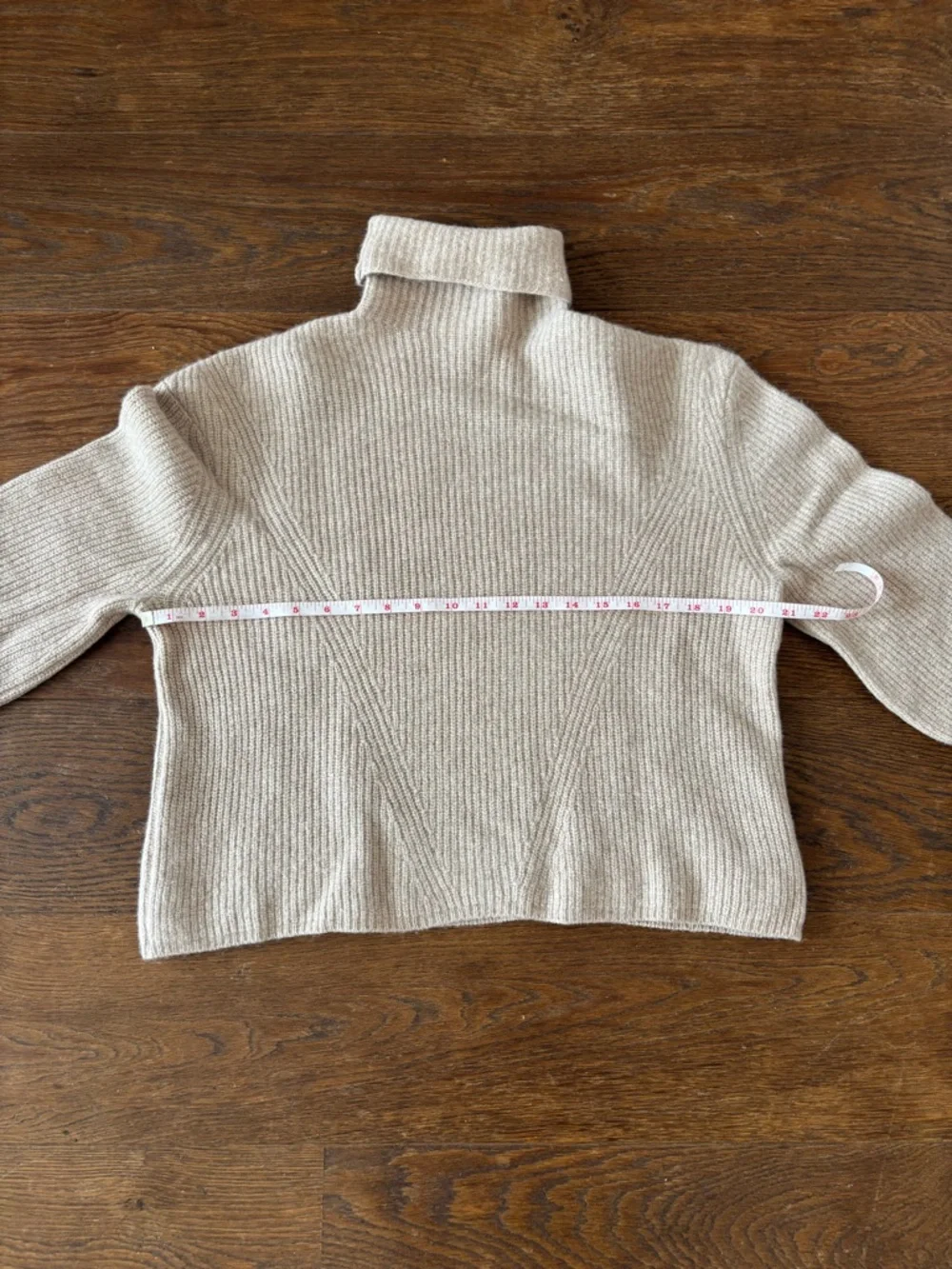 7115 by Szeki Yak and Wool Turtleneck Sweater Wheat Brown - Picture 9 of 15